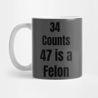 Anti trump Trump is a  Felon Mug